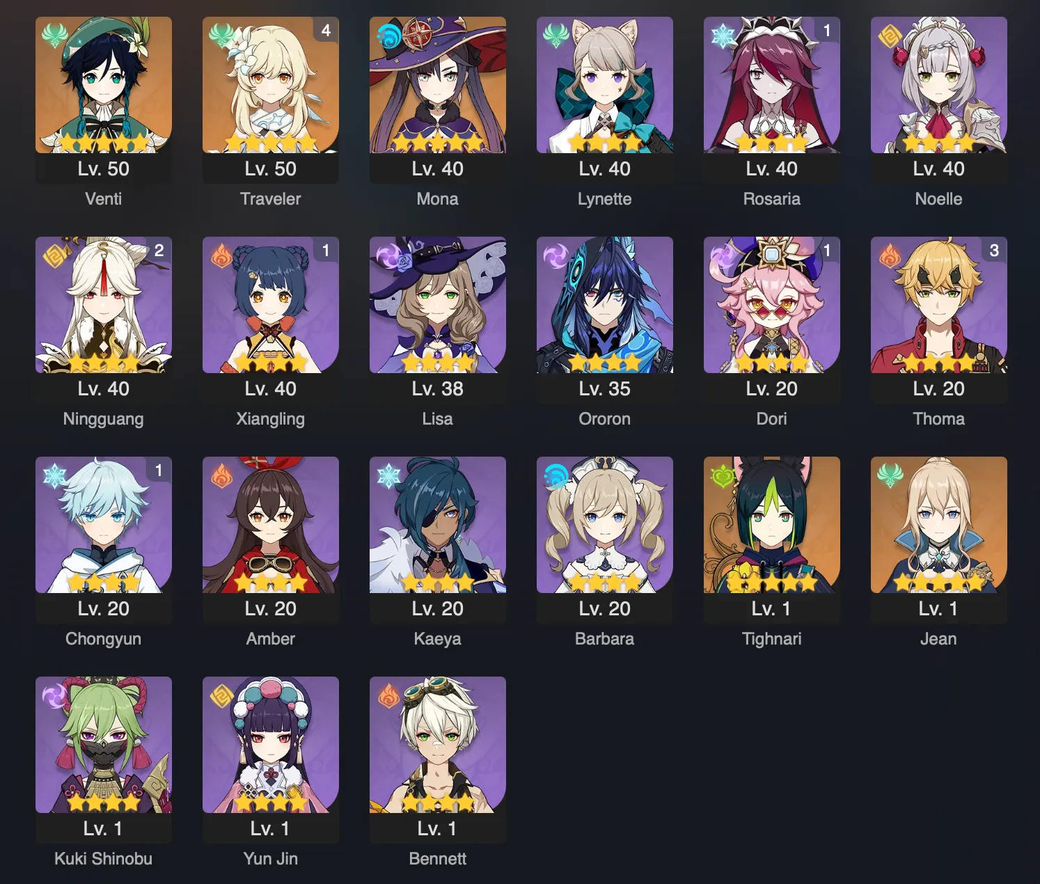 GENSHIN IMPACT EU 💎 29 AR | 21 CHARACTERS | 3 LEGENDARY | FULL ACCESS | WARRANTY 